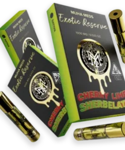 Cherry Lime Sherbelato Sativa Vape Cartridge | Muha carts Store