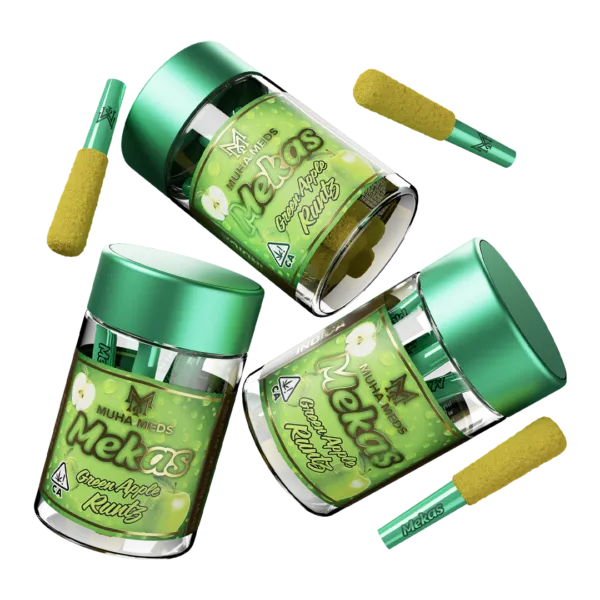 Green Apple Runtz Indica Vape Cartridge | Muha carts Store